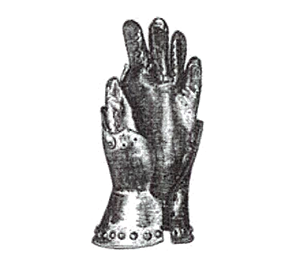 エドワード黒太子のセーム革ガーントレット（1330〜1376年）